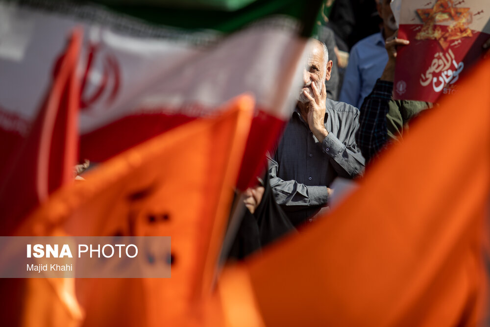عکس/ راهپیمایی حمایت از مردم غزه در تهران