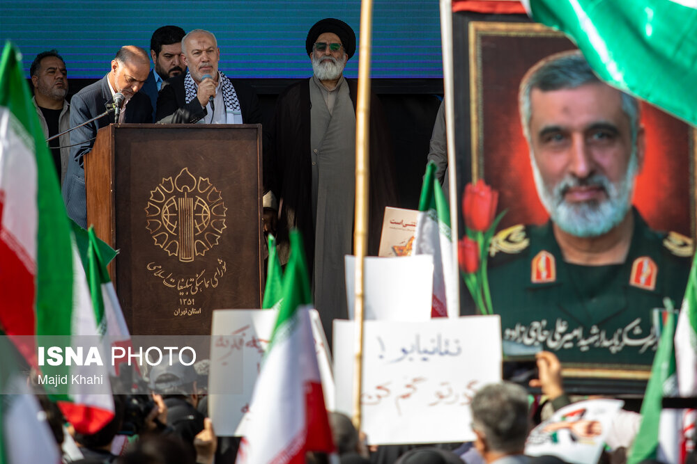 عکس/ راهپیمایی حمایت از مردم غزه در تهران