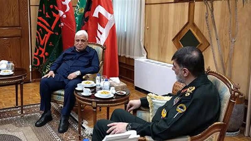 دیدار رئیس الحشد الشعبی عراق با فرمانده کل انتظامی جمهوری اسلامی ایران