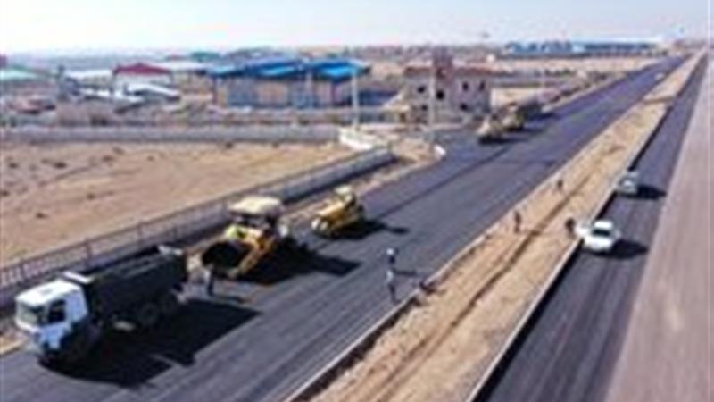 جاده منتهی به شهرک صنعتی یزد آسفالت می شود