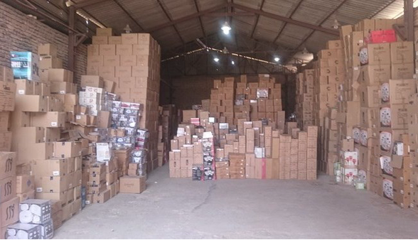 دپوی ۶ میلیارد تومانی کالای قاچاق در خمینی‌شهر