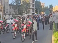 فیلم/ مراسم استقبال از پیکر شهید سهرابی در نهاوند