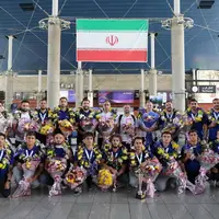 استقبال از تیم ملی واترپلو ایران