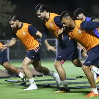 شاگردان قلعه‌نویی در زمین تمرین تیم قایدی