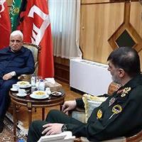 دیدار فرمانده حشد الشعبی عراق با سردار رادان