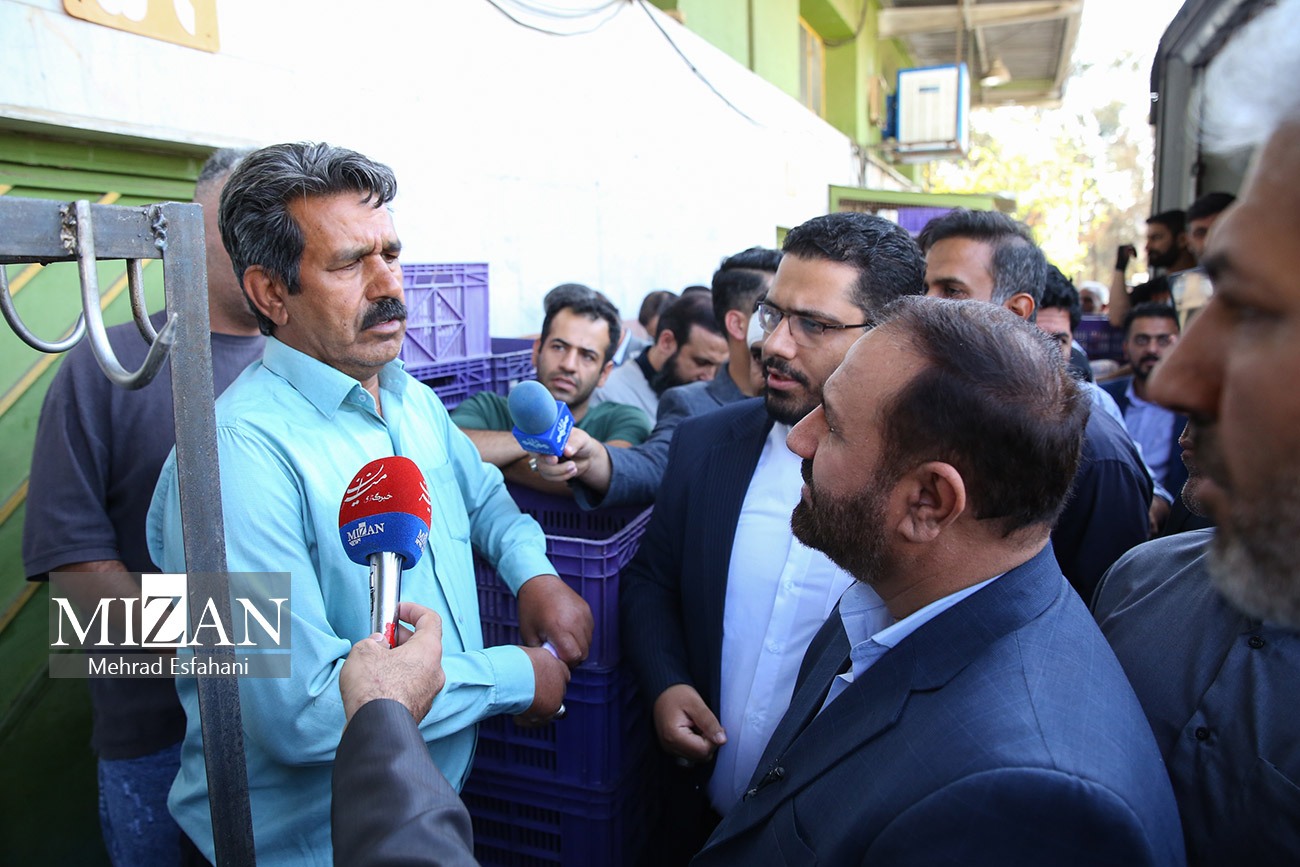 بازدید میدانی دادستان تهران از میدان میوه و تره‌بار پیروزی