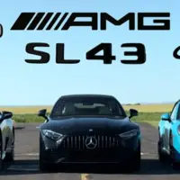 درگ دیدنی کوروت، لکسوس LC500، پورشه ۹۱۱ و مرسدس SL43