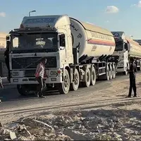 ورود کامیون‌های حامل گاز و سوخت به غزه پس از ۱۰ ماه