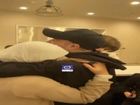 دیدار حمزه صافی خبرنگار و  اسیر آزاد شده در رام‌الله با خانواده‌اش