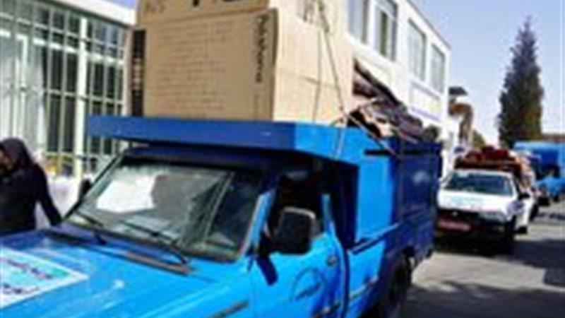 توزیع ششمین کاروان تجهیزات آموزشی و خوابگاهی در خراسان جنوبی