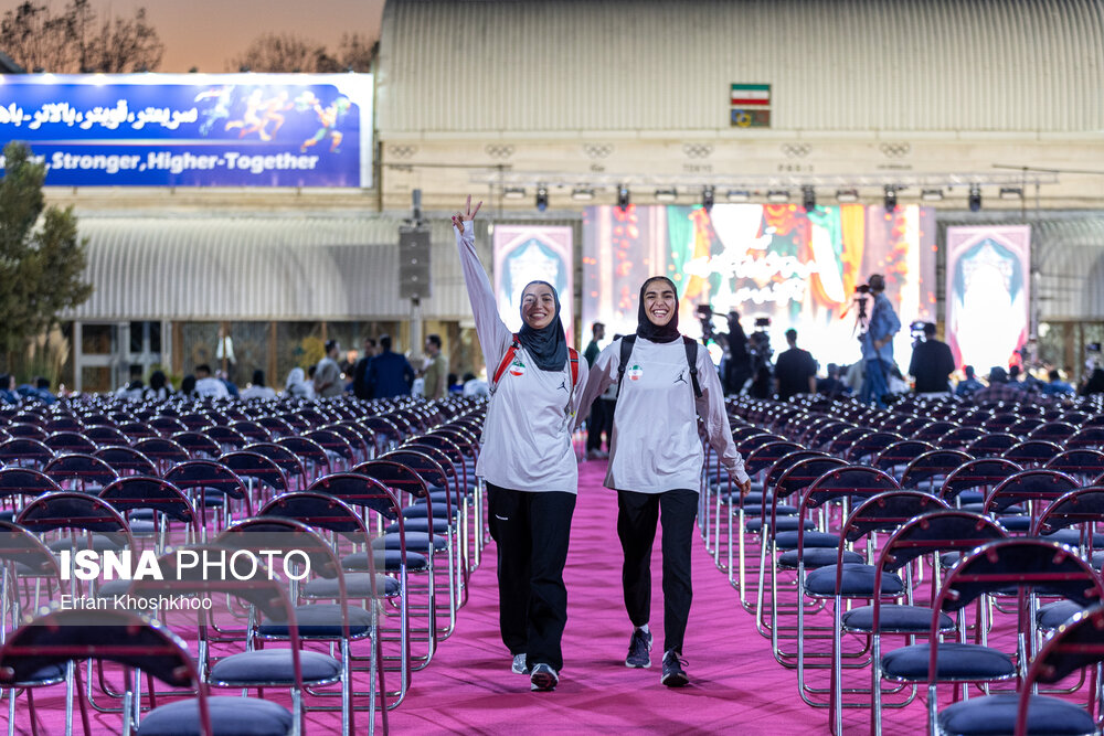 عکس/ بدرقه کاروان اعزامی ایران به بحرین و ریاض