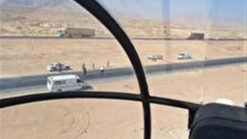 پرواز بالگرد اورژانس برای نجات جان بیمار