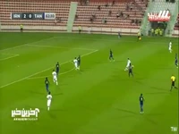 گل سوم ایران به تانزانیا توسط جهانبخش که به دلیل برخورد توپ به دست میلاد محمدی مردود اعلام شد