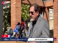 آوازخوانی سوزناک در مراسم تشییع مرحوم کاسبی