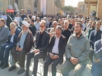 مراسم وداع با پیکر مرحوم محمد کاسبی