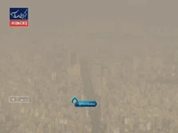 غبار و آلودگی هوای عجیب شهر مشهد