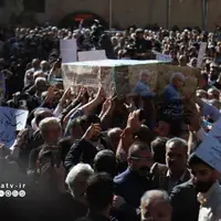 عکس/ مراسم تشییع پیکر زنده یاد محمد کاسبی