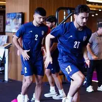 تمرین سبک ملی‌پوشان ایران صبح بازی با تانزانیا