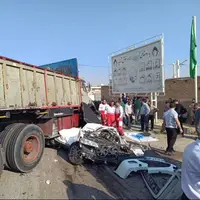 تصادف دلخراش خودروی نیروهای دانشگاه علوم‌پزشکی فسا؛ 4 نفر کشته شدند
