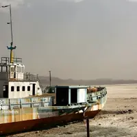 عکس/ مرگ تلخ دریاچه زیبای ارومیه