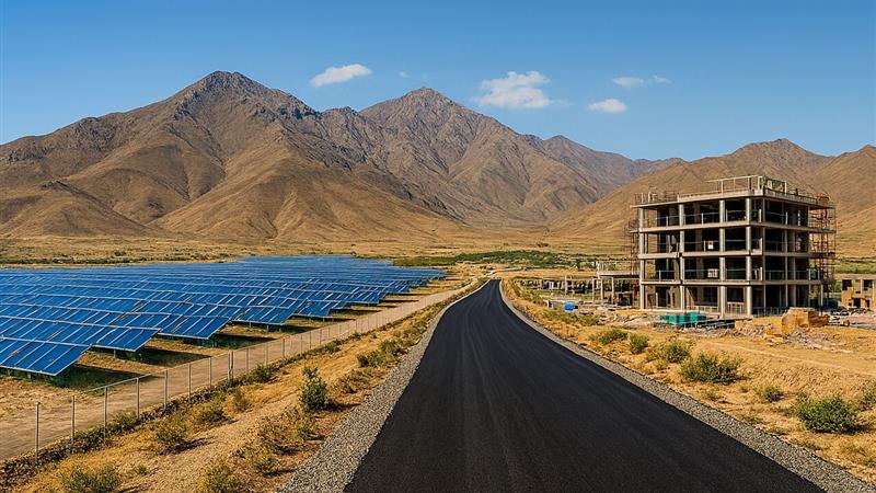 عملیات اجرایی نخستین نیروگاه خورشیدی ۲۰ مگاواتی تفرش آغاز شد