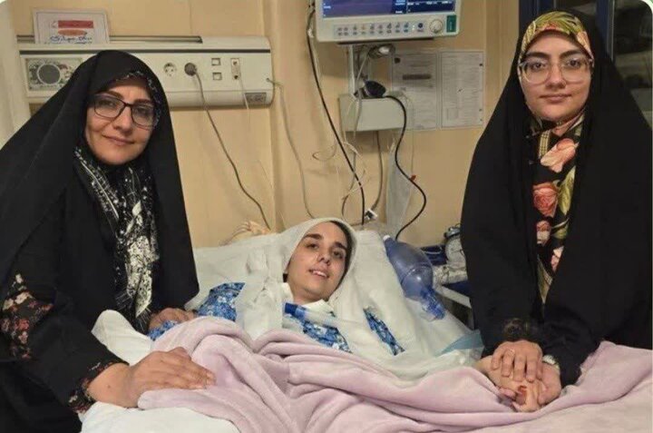 فرزند ۲ شهید جنگ ۱۲ روزه پس از ۱۲۲ روز از کما خارج شد
