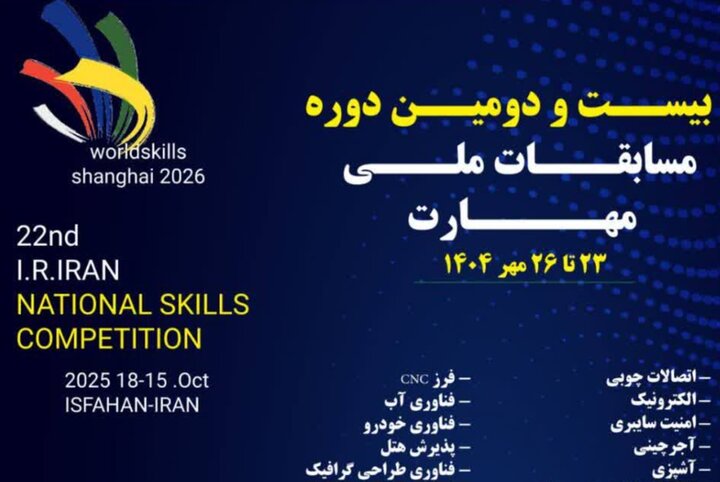 ۶۵۰ نفر در مسابقات ملی مهارت اصفهان به رقابت میپردازند