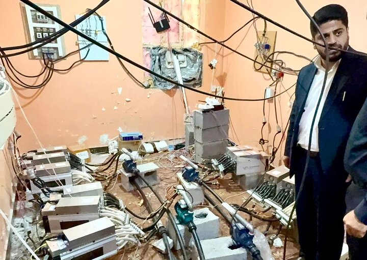 مزرعه ماینر در نخل تقی کشف شد