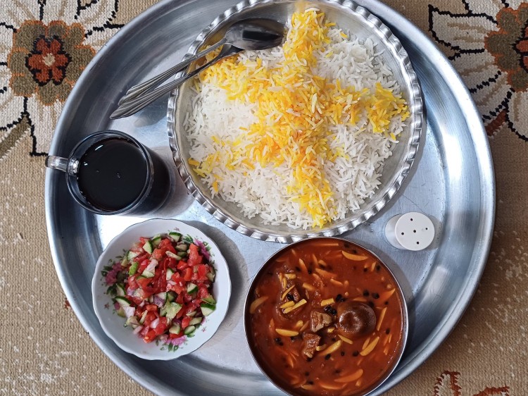 از شما/خورش خلال بادام کرمانشاهی