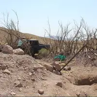 جلوگیری از حفاری غیرمجاز در اطراف سنگ تاریخی بخش کندوان میانه