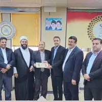 جانباز نابینا در دیلم تجلیل شد