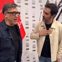خوش‌وبشِ شهاب حسینی و بهمن هاشمی در اکران یک فیلم