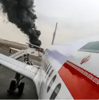 مشاهده دود در فرودگاه شهرکرد مربوط به مانور اضطراری است