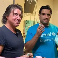 عیادت ساپینتو از کودکان مبتلا به سرطان