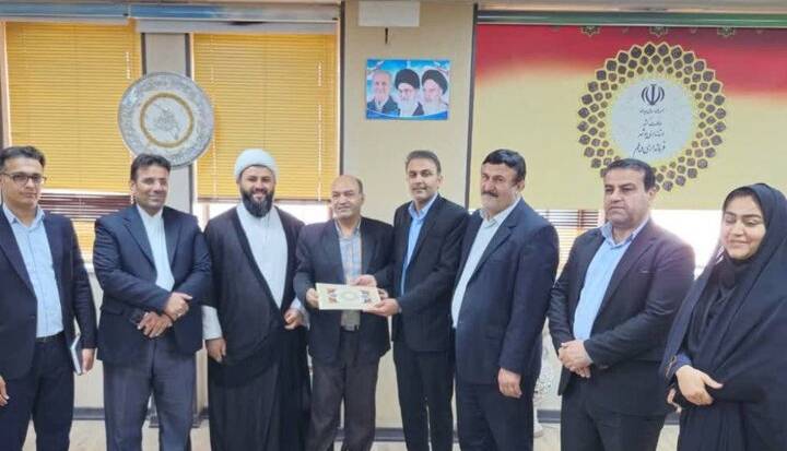جانباز نابینا در دیلم تجلیل شد