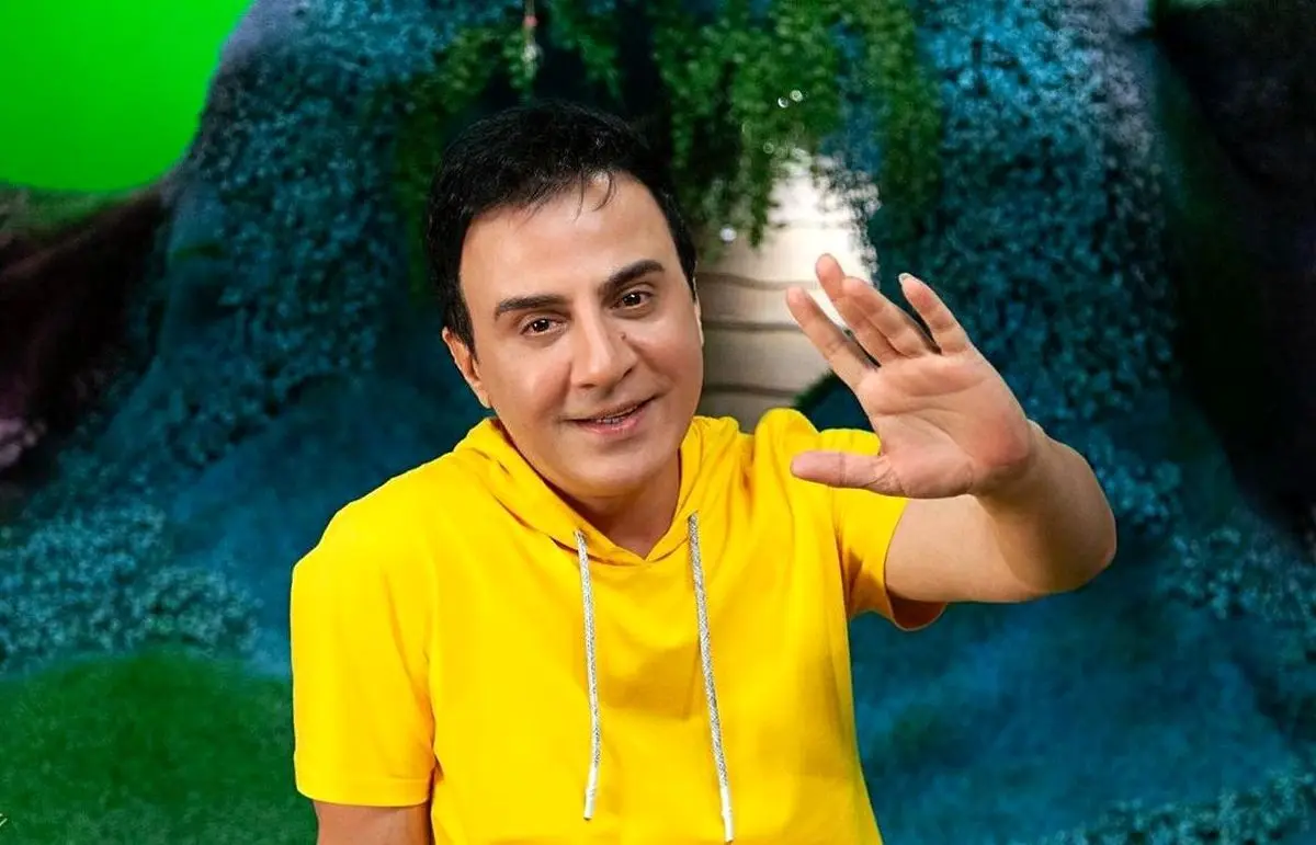 عکس زیر خاکی از عمو پورنگ با یک شیر!