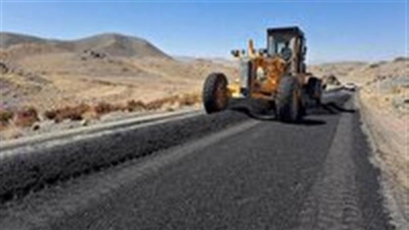 اجرای عملیات روکش آسفالت محور روستایی میریک–اوجان–فورجان شهرستان بیرجند