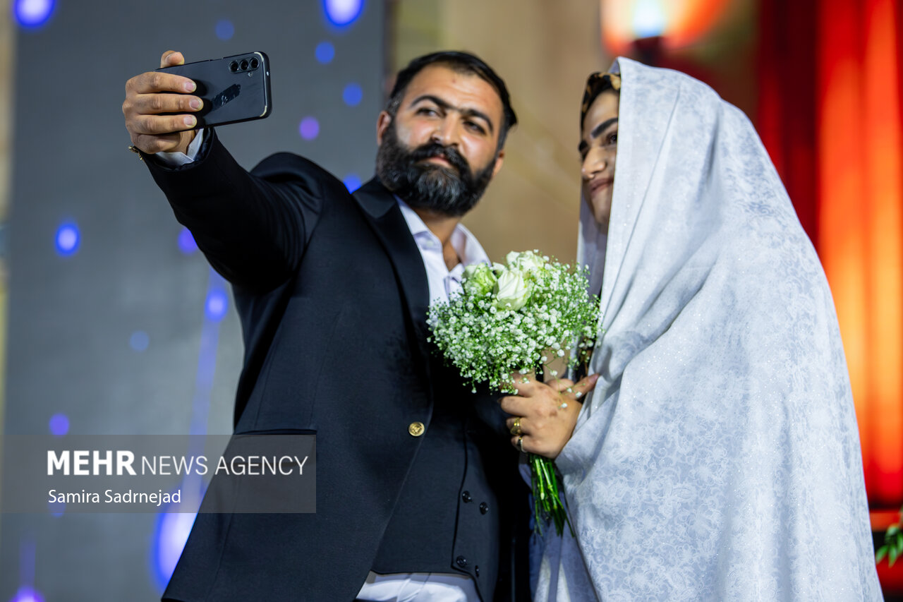 جشن ازدواج «دل آرام شهر»