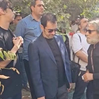 حضور شهاب حسینی، امین حیایی و حامد بهداد در مراسم تشییع «ناصر تقوایی»