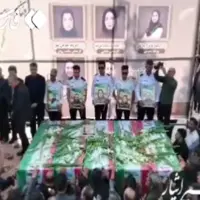 وداع باشکوه با پیکرهای مدافعان سلامت دانشگاه علوم‌پزشکی فسا