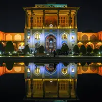 تصویری زیبا از ‏عالی‌قاپو در نقش جهان