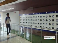 ورود تیم چادرملو به ورزشگاه