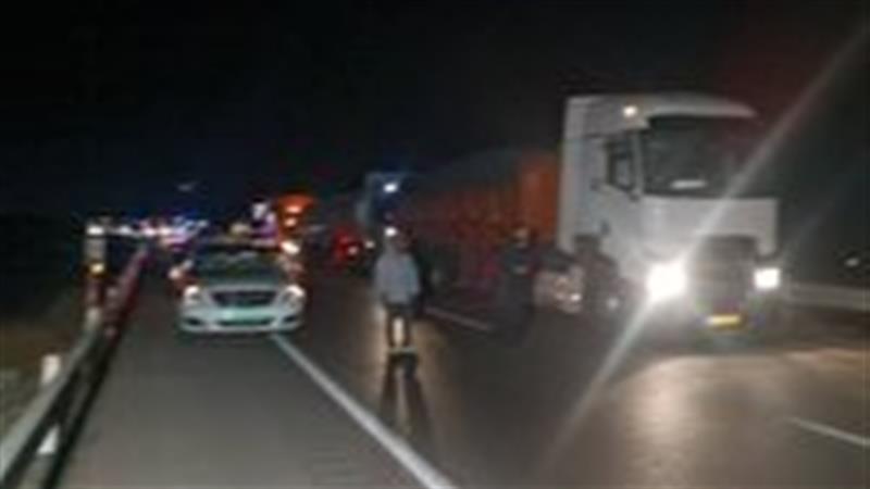 تردد عادی خودروها در جاده شاهرود - میامی