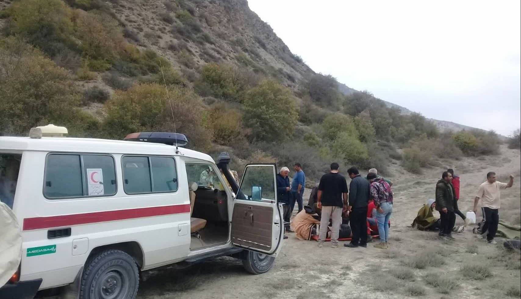 سانحه رانندگی در ارتفاعات ۲۶۰۰ متری گلستان