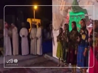 حضور معاون رئیس‌جمهور در عروسی سنتی روستای دهخدای قشم