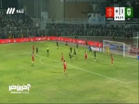 شوت خطرناک باکیچ از کنار دروازه خیبر به بیرون رفت