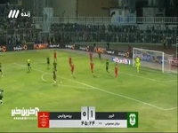 موقعیت خطرناک خیبر به روی دروازه پرسپولیس که نتیجه ای نداشت