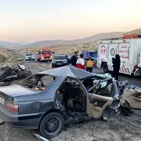 واژگونی مرگبار خودروی ال‌۹۰؛ دو سرنشین زن جان باختند