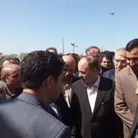 تجمع کشاورزان در فرودگاه اردبیل؛ وزیر جهاد غافلگیر شد