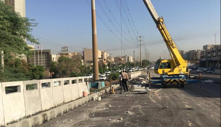 تقاطع غیرهمسطح میدان جمهوری اهواز در ایستگاه پایانی